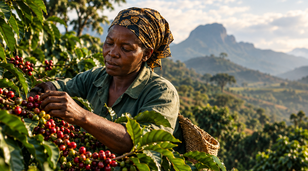 Africa grows the coffee. Everyone else sells it.