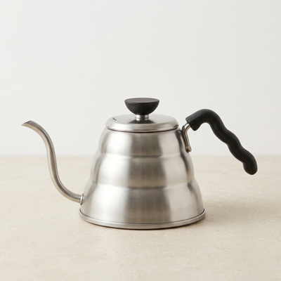 Hario V60 Buono Gooseneck Kettle 1.0L : Stainless Steel, Induction Safe